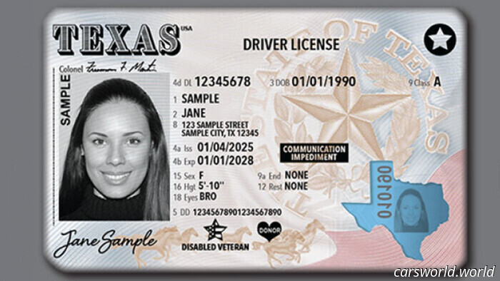 Texans are set to receive a completely new type of driver's license | Carscoops
